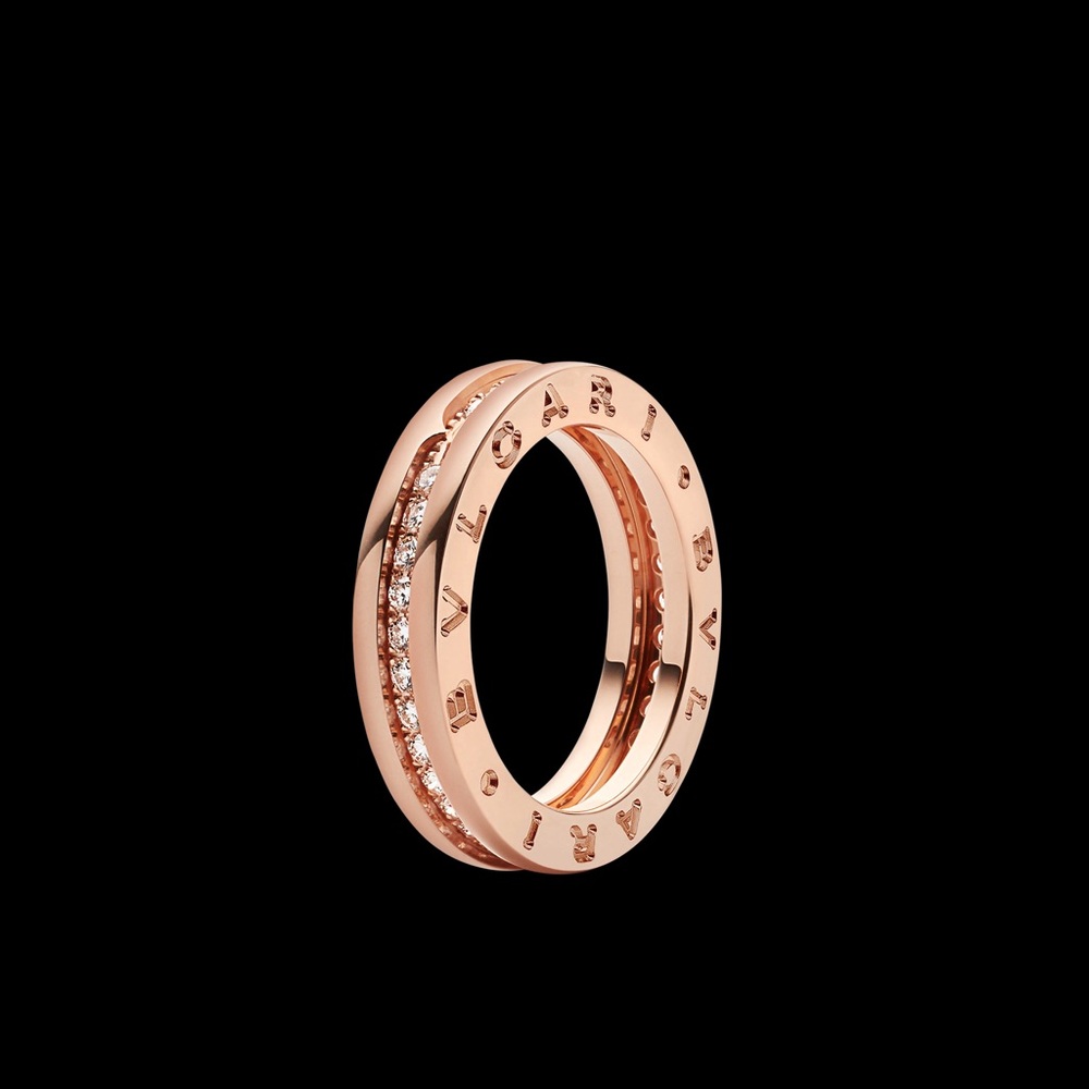 Bulgari B Zero Rose Gold Diamond Band